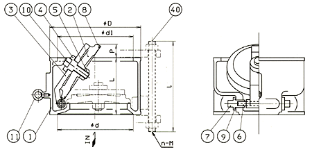 Wafer-Type Check Valve / SL-SF type