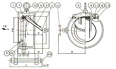 Wafer-Type Check Valve / SL-SW type