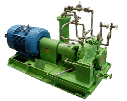 High-temperature processing self-priming pump for chemical plant