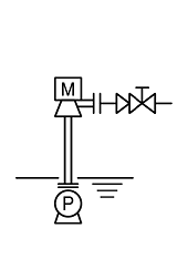 Vertical shaft pump