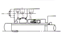 自吸渦巻ポンプ　メカニカルシール（自己封水）