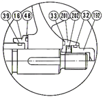 自吸渦巻ポンプ　軸シール方式