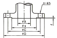 直動式定流量弁　フランジ基準寸法　水道規格
